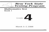 Mathematics Test - Regents Examinations · Mathematics Test Book 1 Grade 4 March 3–7, 2008 20292. Developed and published by CTB/McGraw-Hill LLC, a subsidiary of The McGraw-Hill