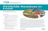 10th Pesticide Residues in Food...• Fruit and vegetable juices • Pesticide control of import products ... tography for the analysis of pesticides in fruit and vegetables. Juan
