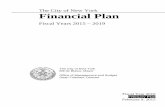 The City of New York Financial Plan · The City of New York Financial Plan Fiscal Years 2015 – 2019 The City of New York Bill de Blasio, Mayor Office of Management and Budget Dean