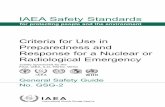 IAEA Safety Standards...IAEA SAFETY STANDARDS SERIES No. GSG-2 IAEA Library Cataloguing in Publication Data Criteria for use in preparedness and response for a nuclear or radiological