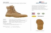 340 DES DES_spec.pdf · 2015-01-19 · The 340 DES is made with a Nomex® blended fabric that’s engineered to stand up to excessive flame temperatures. It won’t melt, drip or