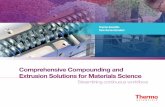 Comprehensive Compounding and Extrusion Solutions for … · 2018-06-06 · Thermo Scientific ™ HAAKE MiniCTW Micro-Conical Twin-Screw Compounder Use for high-precision control