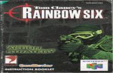 Tom Clancy's Rainbow Six - Nintendo N64 - Manual ......Terrorism: Civiliöns under Terrorism has become the new threat to national security. However, it has existed for thousands of