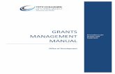Grants Management Manual - ccc.edu...The CCC Grants Management Manual, eCivis and other resources are also ... management of the project. ... web-based all-inclusive grants management