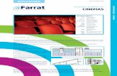 Acoustic isolation of: CINEMAS - Farrat · Modern cinema design tends to demand a full box-in-box design for each auditorium to provide the highest level of acoustic isolation properties