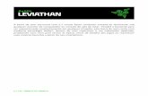 A barra de som sorround com 5.1 canais Razer Leviathan ... · 0 | For gamers by gamers™ A barra de som sorround com 5.1 canais Razer Leviathan encaixa-se facilmente sob qualquer