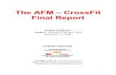 THE CROSSFIT FINAL REPORT 121106 - CFMWS - SBMFC · Crossfit. 2. Examine the Crossfit training methods [including the 8-week and 9-week proposed programs] to determine which parts