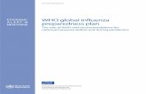 WHO global influenza · Acknowledgements WHO is grateful to participants in the WHO consultation on WHO-recommended national and international measures before and during influenza