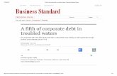12/29/2015 A fifth of corporate debt in troubled waters | Business ... fifth of corporate... · 12/29/2015 A fifth of corporate debt in troubled waters | Business Standard News standard.com/article/companies/afifthofcorporatedebtin