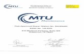 MTU Maintenance Dallas, Inc. · engine on wing maintenance to include: 1.1 airframe: engine r & r airframe pylon insp mpa run-up observation and recording perform systems & avionics