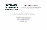 The ISO27k FAQ - ISO 27001 Security · The ISO27k FAQ Answers to Frequently Asked Questions about the ISO/IEC 27000-series information security standards This is a static PDF offline