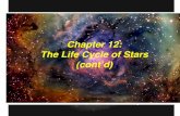 Chapter 12: The Life Cycle of Stars (contʼd)...4/9/09 Habbal Astro 110-01 Lecture 25 1 How are stars born, and how do they die? Chapter 12: The Life Cycle of Stars (contʼd) 4/9/09