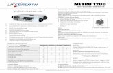 METRO 120D - Amazon S3...METRO 120D HEAT REOVERY VENTILATOR Manufacturer reserves the right to change specifications without notice. 99-METRO120D (09/29/16) Accessory Options 99-163