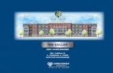 THE CALLAN - Christopher Companies · THE CALLAN. DISTINGUISHED EXTERIORS Hardiplank fiber cement Colorplus Siding General Shale brick exteriors with soldier course Powder-coated