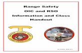 Range Safety OIC and RSO Information and Class …MCB Camp Pendleton OIC & RSO Information and Handout Date Revised – 25 October, 2018 1 | P a g e RANGE SAFETY CERTIFICATION TEST