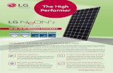 Solar Panels - Solargain - The High Performer · Multi Anti-reflective Coatings Increase Output LG is using an anti-reflective coating on the panels glass as well as on the cell surface