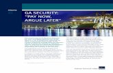 Shipping June 2014 GA SECURITY: “PAY NOW, ARGUE LATER” · 2014 GA SECURITY: “PAY NOW, ARGUE LATER ... He also observed that the sum ascertained to be due in the adjustment might