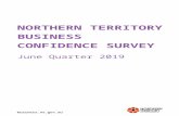 NT business confidence survey - June quarter 2019 · Web viewAuthor Northern Territory Government Created Date 07/11/2019 19:01:00 Title NT business confidence survey - June quarter