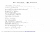 Drug Interactions - Table of contentsmembers.iif.hu/lakner/download/cikkek/kf/Drug... · Drug Interactions - Table of contents Dr. Gé za Lakner Drug Interactions - Table of contents