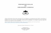 SWIMMING RULES OF SWIMMING CANADA · Swimming Canada in the prior competitive season, who is a Canadian citizen whether by birth or naturaliz ation (where naturalization means they