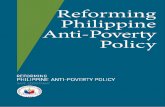Reforming Philippine Anti-Poverty Policy · The Roots of Philippine Poverty and Underdevelopment Production Inequality Social policy Democracy Ecology Current Responses: Anti-Poverty