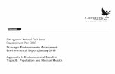 LDP SEA ENVIRONMENTAL Report...[LDP SEA ENVIRONMENTAL REPORT] January 2019 Cairngorms National Park Authority | Appendices 288 Topic 8: Population and Human Health Population Population