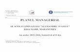 Plan managerial 2015 2016 sem2 - scoalaivasiuc.ro · RSÎ Raport privind Starea învăţământului C-SCIM/C-MR Comisia privind implementarea sistemul de control intern/managerial,
