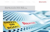 Always on the Safe Side – Safe Solutions from Rexroth...2 Productivity Needs Safety Anti-lock braking system, electronic chassis control or automatic distance warning system: comprehensive