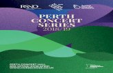 PERTH CONCERT SERIES 2018/19 · while Nielsen’s Helios is a vivid musical evocation of ... No fear on that score from our soloist Carolin Widmann. Pre-concert talk 6.45pm ... Concerto