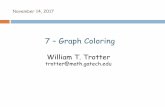 7 Graph Coloring - Georgia Institute of Technologypeople.math.gatech.edu/.../math-3012/7-Graph_Coloring.pdf7 –Graph Coloring William T. Trotter trotter@math.gatech.edu Chromatic