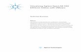 Virtualizing Agilent OpenLAB CDS EZChrom Edition with VMware · 4 Virtualizing an OpenLAB CDS EZChrom Edition system with AICs Virtualizing the CDS clients is the recommended way