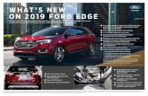 WHAT’S NEW ON 2019 FORD EDGE America/US/product/2019/edge...Title: 2019 Edge Titanium Fact Sheet Subject: New Edge SUV lineup is Ford s smartest ever, offering more standard driver-assist