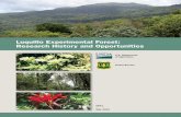 Luquillo Experimental Forest: Research History and Opportunities · 2013-03-28 · 4 Luquillo Experimental Forest: Research History and Opportunities The Luquillo Mountains rise from