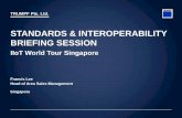 STANDARDS & INTEROPERABILITY BRIEFING SESSION · STANDARDS & INTEROPERABILITY BRIEFING SESSION, Francis Lee 9 TRUMPF SMART FACTORY - Chicago Industry 4.0 demonstration factory fitted
