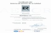 Documento (3) - Bominox€¦ · AENOR Empresa Registrada UNE-EN ISO 9001 ER-042612002 AENOR, Asociación Española de Normalización y Certificación, certifica que la organización