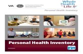 Personal Health Inventory - Veterans Affairs · Personal Health Inventory. Personal Health Inventory. Developed by the Office of Patient Centered Care and Cultural Transformation.