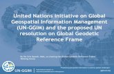 United Nations initiative on Global Geospatial Information ...• UN Economic and Social Council, ECOSOC* – November 2014 • UN General Assembly – spring 2015 • Roadmap *) UN-GGIM’s