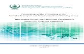 Increasing Broadband Internet Penetration In the OIC ...The Working Group has considered the Research Report entitled “Increasing Broadband Internet Penetration in the OIC Member