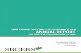 ANNUAL REPORTTABLE OF CONTENTS SBCERS Annual Report 3 F o u n d o n p a g e 6 Total paid to retired members & beneficiaries Successfully served $223.7 Million Retired 10,279 Members