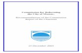Commission for Reforming the City of Mostar Mostar... · Commission for Reforming the City of Mostar CONTENTS I. Cover Letter from the Chairman of the Commission 3 II. Decision of