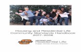 Housing and Residential Life Community Standards Handbook ... · Housing and Residential Life Community Standards Handbook 2017-2018 2 OSU Housing and Residential Life Community Standards