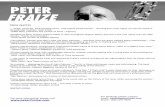 Peter Fraize press quotespeterfraize.com/peter-fraize-press-quotes.pdf · "Fraize's unpretentious, strong-toned, fluid sound exudes traces of prime Sonny Rollins, taken to a slightly