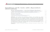 ournal of Statistical Mechanics: Theory and Experiment · J. Stat. Mech. (2011) P09003 J ournal of Statistical Mechanics: Theory and Experiment Goodness-of-ﬁt tests with dependent