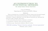 AN INTRODUCTION TO FUNCTIONAL METHODSmolinari/CECAM_MOLINARI.pdf · AN INTRODUCTION TO FUNCTIONAL METHODS for many-body Green functions Luca G Molinari Dipartimento di Fisica and
