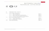 BUTTERFLY VALVES TECHNICAL CATALOGUE · ISO 1629 Sigeval Code Color Code Range Temperatures Applications Ethylene Propylene EPDM E - -20ºC +110ºC Water / Sea water Weak acids and