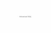 Advanced SQL - CBCB · Advanced SQL. Domain Types in SQL ... Create Table Construct • An SQL relation is defined using the create table command: create table r (A1 D1, A2 D2, ...