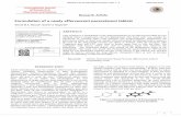 Formulation of a newly effervescent paracetamol …Masaad et al. Int J Res Pharm Sci 2017, 7(2); 1 – 6 ISSN 2249-3522 1 Research Article Formulation of a newly effervescent paracetamol