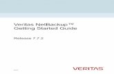 Veritas NetBackup™ Getting Started Guide · 2016-01-07 · Table1 NetBackup7.7.2DVDcontents PlatformOS Contents AIX64-bit Serverandsupportedoptions HP-UXIA64 Serverandsupportedoptions