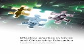 Effective practice in Civics and Citizenship Education · Part 3: Integrating Civics and Citizenship Education across the curriculum 11 Program goals This guide provides information,