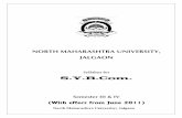 NORTH MAHARASHTRA UNIVERSITY, JALGAONspdm.ac.in/2011-12 S.Y.B.Com Sem-III and IV.pdf · NORTH MAHARASHTRA UNIVERSITY, JALGAON Syllabus for S.Y.B.Com. Semester III & IV (With effect